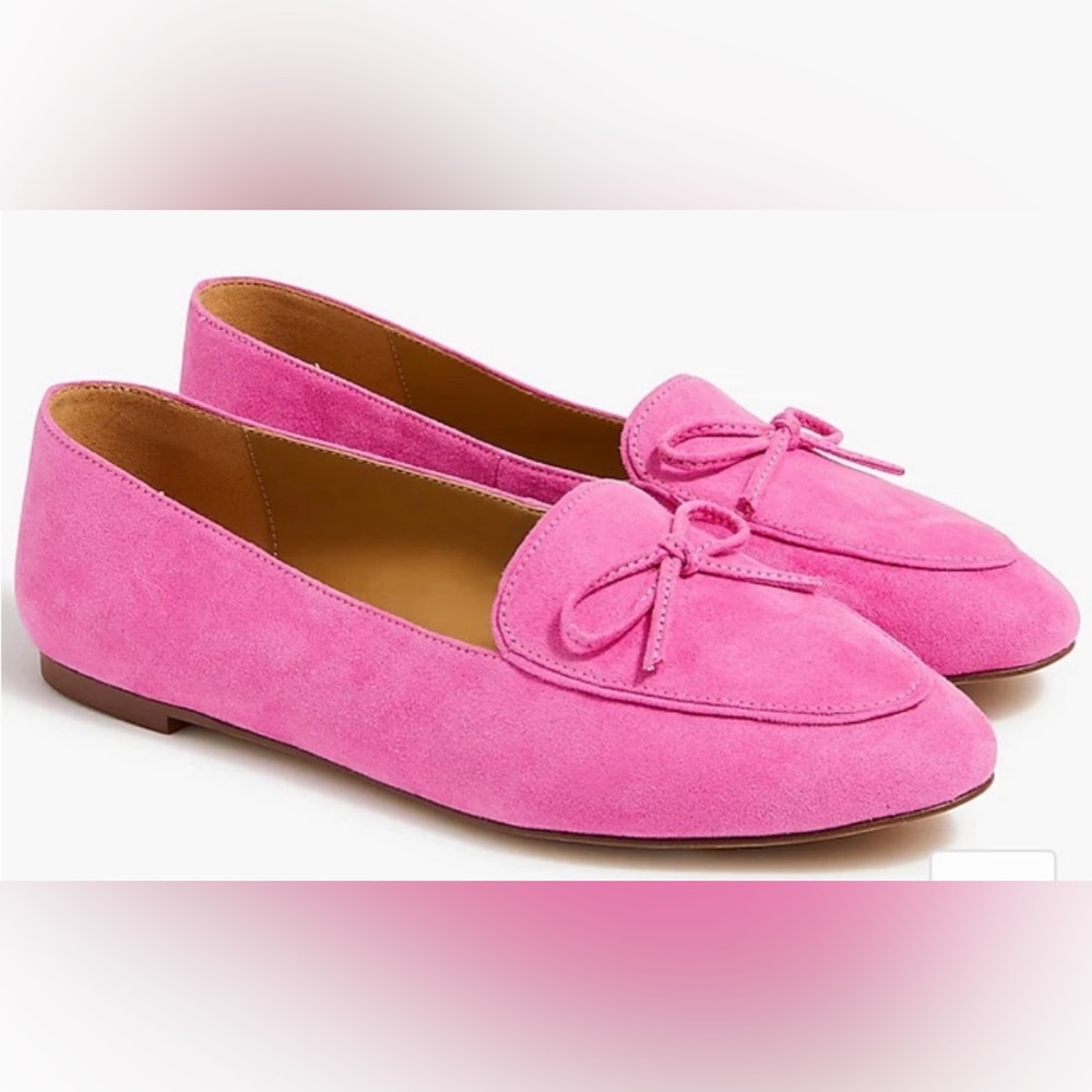 NWT J Crew Bow loafers size 9